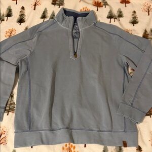Tommy Bahama Light Blue Zip-Up Sweater Size Small